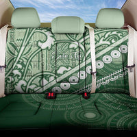 Green Bula Fiji Back Car Seat Cover Fijian Language Week Tapa Cloth - Pastel