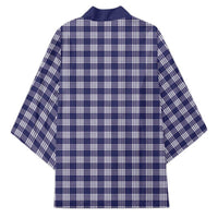 Navy Blue Japanese Palaka Pride Kimono - Polynesian Pride
