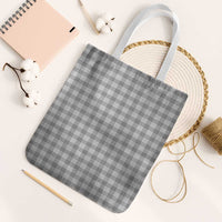Gray Japanese Palaka Pride Tote Bag - Polynesian Pride