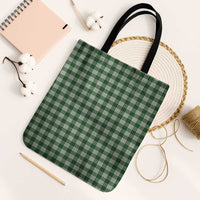 Hunter Green Japanese Palaka Pride Tote Bag - Polynesian Pride