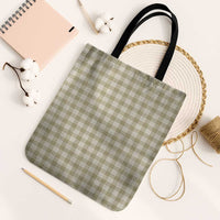 Khaki Japanese Palaka Pride Tote Bag - Polynesian Pride