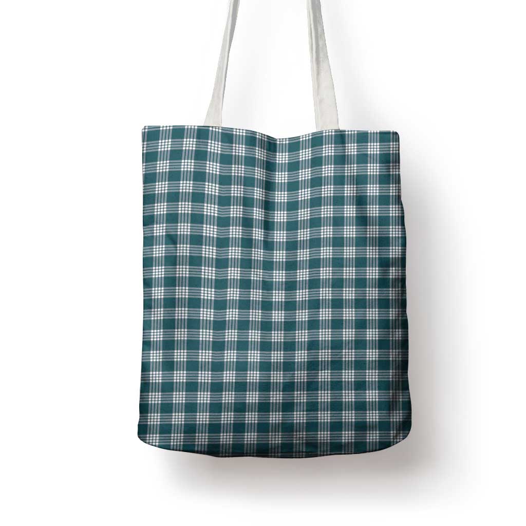 Dark Teal Japanese Palaka Pride Tote Bag - Polynesian Pride