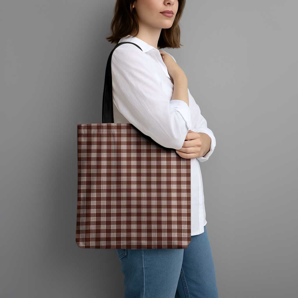 Brown Japanese Palaka Pride Tote Bag - Polynesian Pride