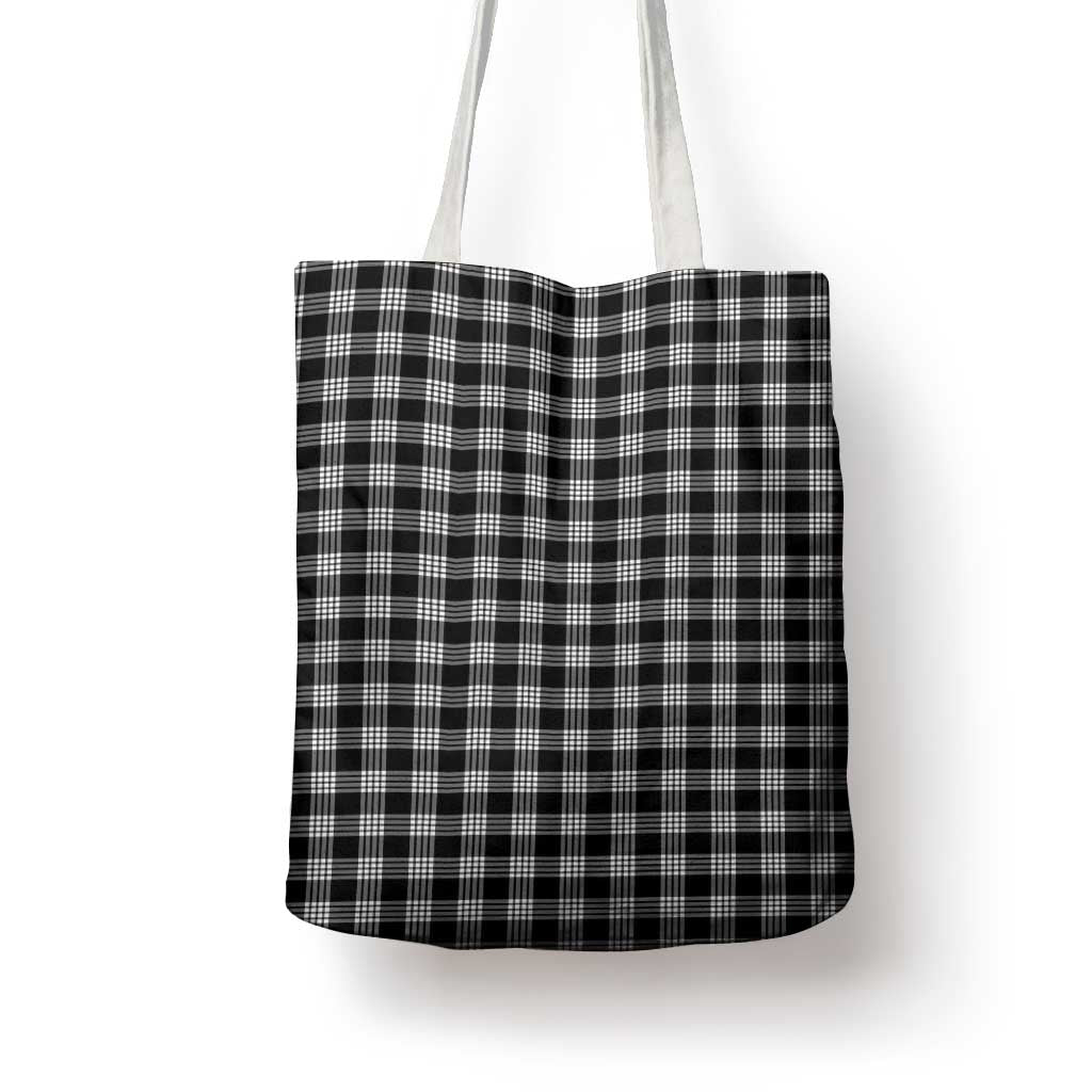 Black Japanese Palaka Pride Tote Bag - Polynesian Pride