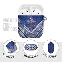 Toa Samoa Rugby AirPods Case 40th Anniversary Samoan Siapo Pattern
