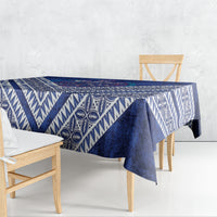 Toa Samoa Rugby Tablecloth 40th Anniversary Samoan Siapo Pattern