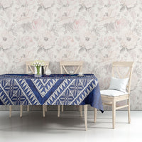 Toa Samoa Rugby Tablecloth 40th Anniversary Samoan Siapo Pattern