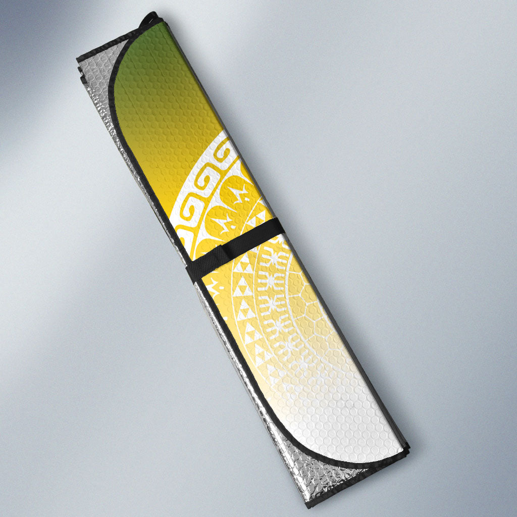 Cook Islands Rugby Auto Sun Shade Come On Kukis