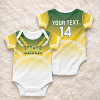 Cook Islands Rugby Custom Baby Onesie Come On Kukis