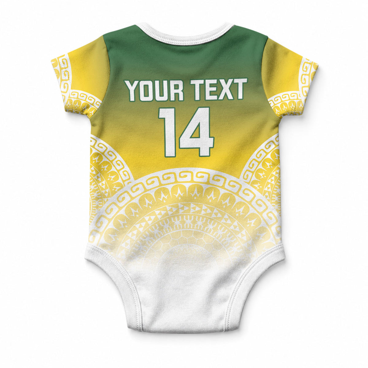 Cook Islands Rugby Custom Baby Onesie Come On Kukis