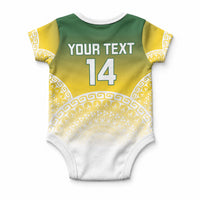 Cook Islands Rugby Custom Baby Onesie Come On Kukis