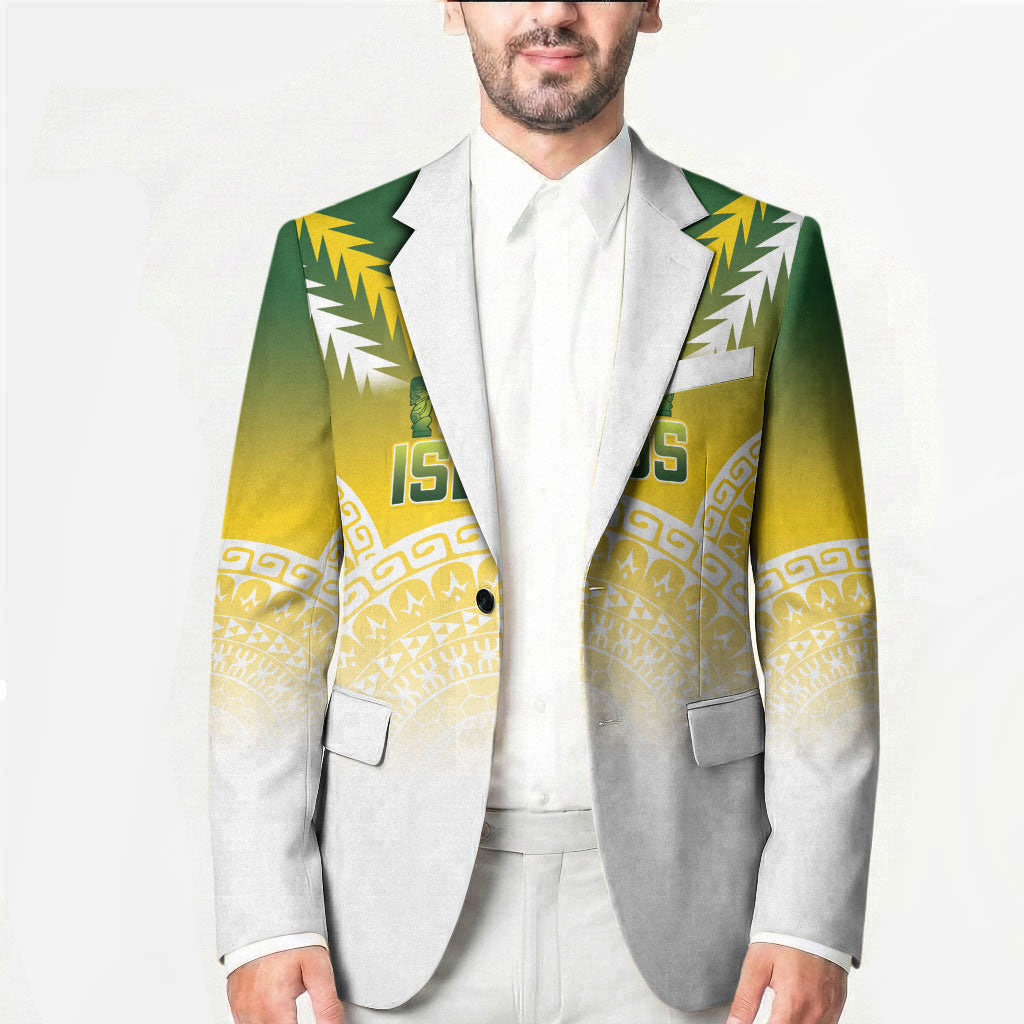 Cook Islands Rugby Custom Blazer Come On Kukis LT14 - Polynesian Pride