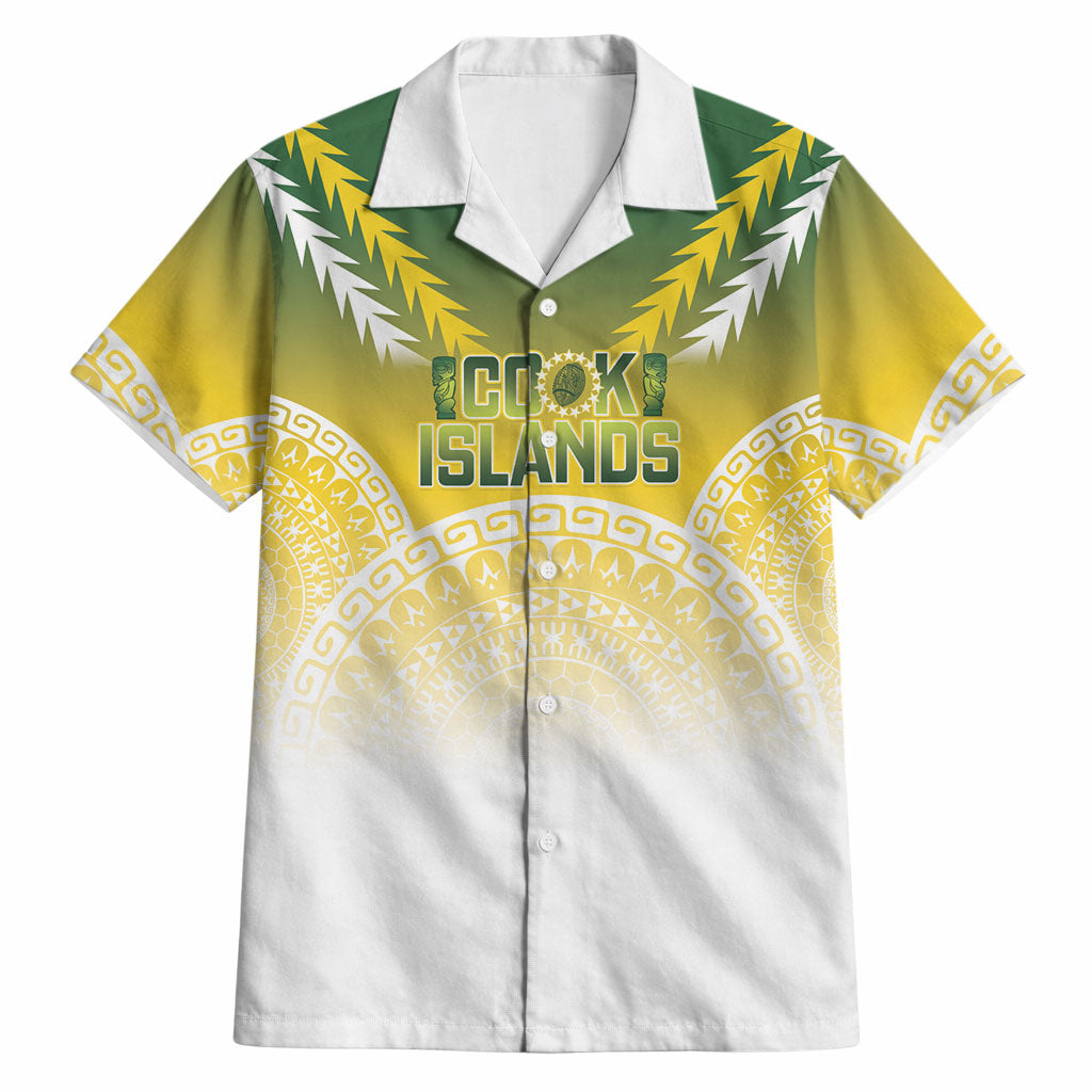 Cook Islands Rugby Custom Hawaiian Shirt Come On Kukis