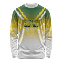 Cook Islands Rugby Custom Long Sleeve Shirt Come On Kukis