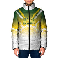 Cook Islands Rugby Custom Padded Jacket Come On Kukis