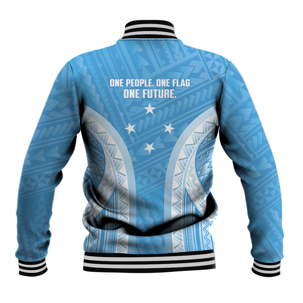 Federated States of Micronesia Independence Day Baseball Jacket FSM 40th Anniversary Proud LT14 - Polynesian Pride