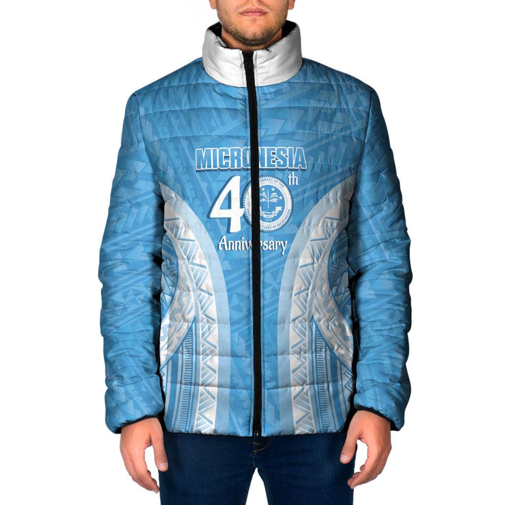 Federated States of Micronesia Independence Day Padded Jacket FSM 40th Anniversary Proud
