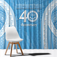 Federated States of Micronesia Independence Day Window Curtain FSM 40th Anniversary Proud LT14 - Polynesian Pride