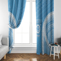 Federated States of Micronesia Independence Day Window Curtain FSM 40th Anniversary Proud LT14 - Polynesian Pride