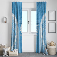 Federated States of Micronesia Independence Day Window Curtain FSM 40th Anniversary Proud LT14 - Polynesian Pride