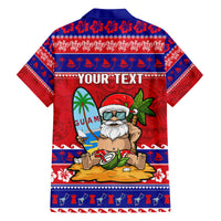 Custom Guam Christmas Family Matching Off Shoulder Maxi Dress and Hawaiian Shirt Guaman Santas Felis Pasgua LT14 - Polynesian Pride