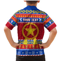 Custom Philippines Christmas Family Matching Mermaid Dress and Hawaiian Shirt Filipino Parol Maligayang Pasko LT14 - Polynesian Pride