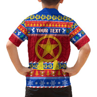 Custom Philippines Christmas Family Matching Puletasi Dress and Hawaiian Shirt Filipino Parol Maligayang Pasko LT14 - Polynesian Pride