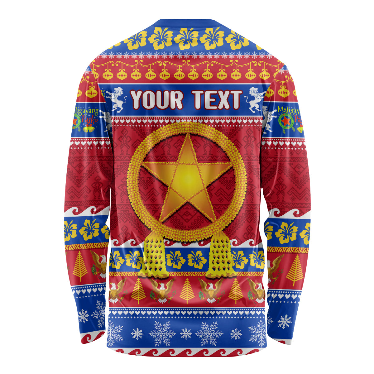 Custom Philippines Christmas Long Sleeve Shirt Filipino Parol Maligayang Pasko LT14 - Polynesian Pride