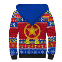 Custom Philippines Christmas Sherpa Hoodie Filipino Parol Maligayang Pasko LT14 - Polynesian Pride