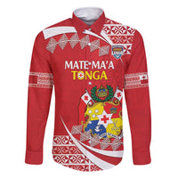 Custom Mate Maa Tonga Family Matching Off Shoulder Maxi Dress and Hawaiian Shirt 2024 Go Champions