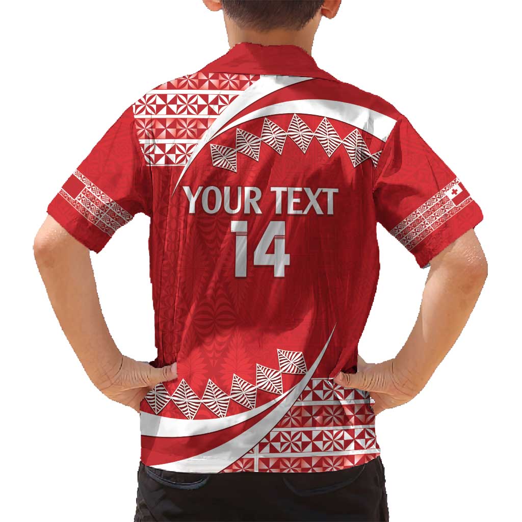 Custom Mate Maa Tonga Family Matching Puletasi and Hawaiian Shirt 2024 Go Champions