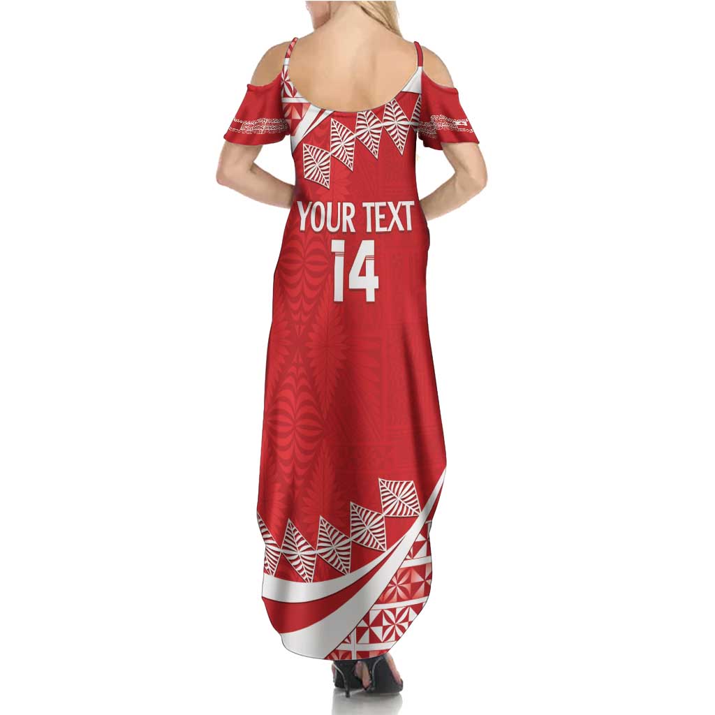 Custom Mate Maa Tonga Family Matching Summer Maxi Dress and Hawaiian Shirt 2024 Go Champions