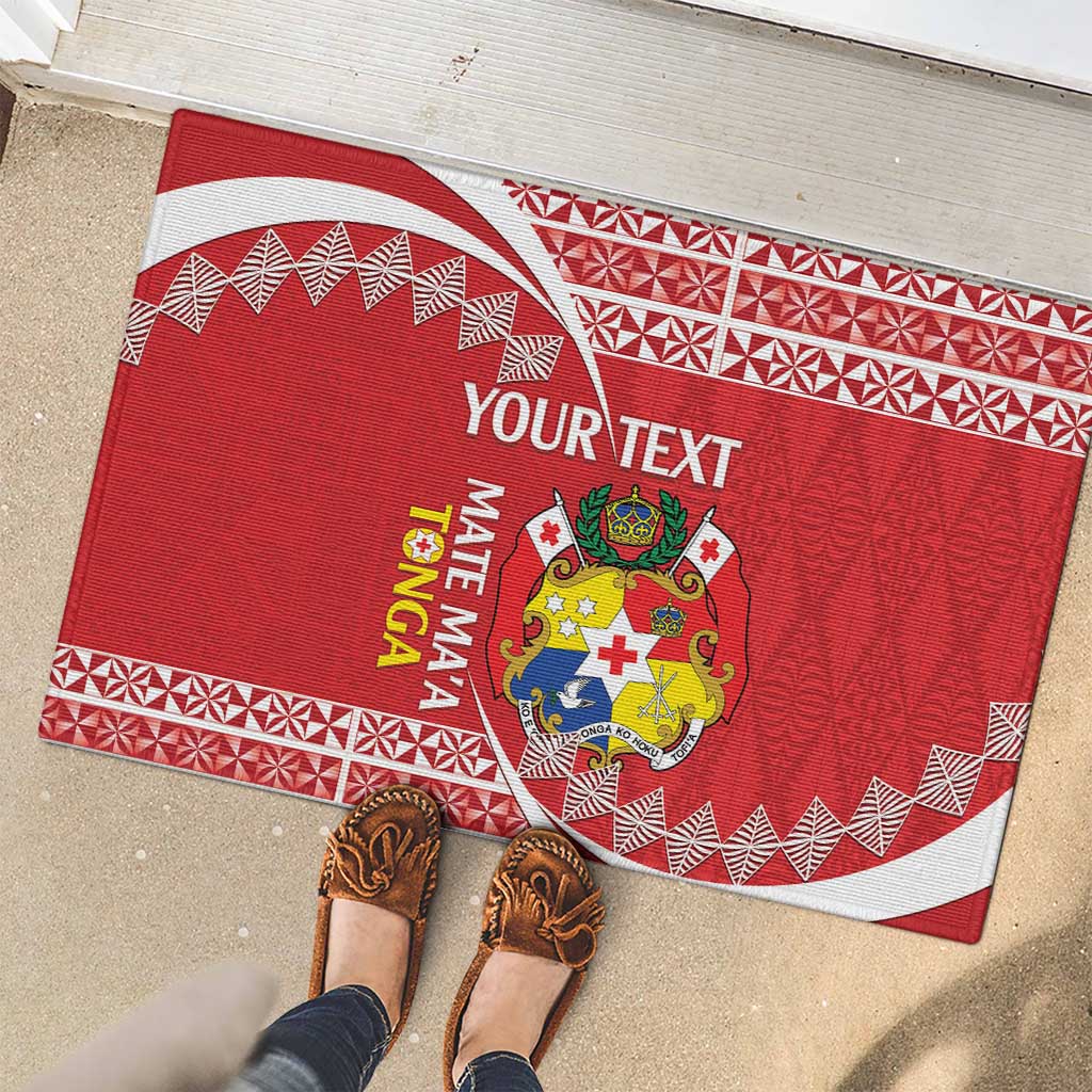 Custom Mate Maa Tonga Rubber Doormat 2024 Go Champions