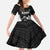 Aotearoa Rugby Custom Family Matching Off The Shoulder Long Sleeve Dress and Hawaiian Shirt Maori Kiwi - Mascot Style