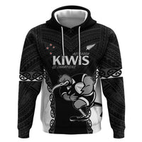 Aotearoa Rugby Custom Hoodie Maori Kiwi - Mascot Style