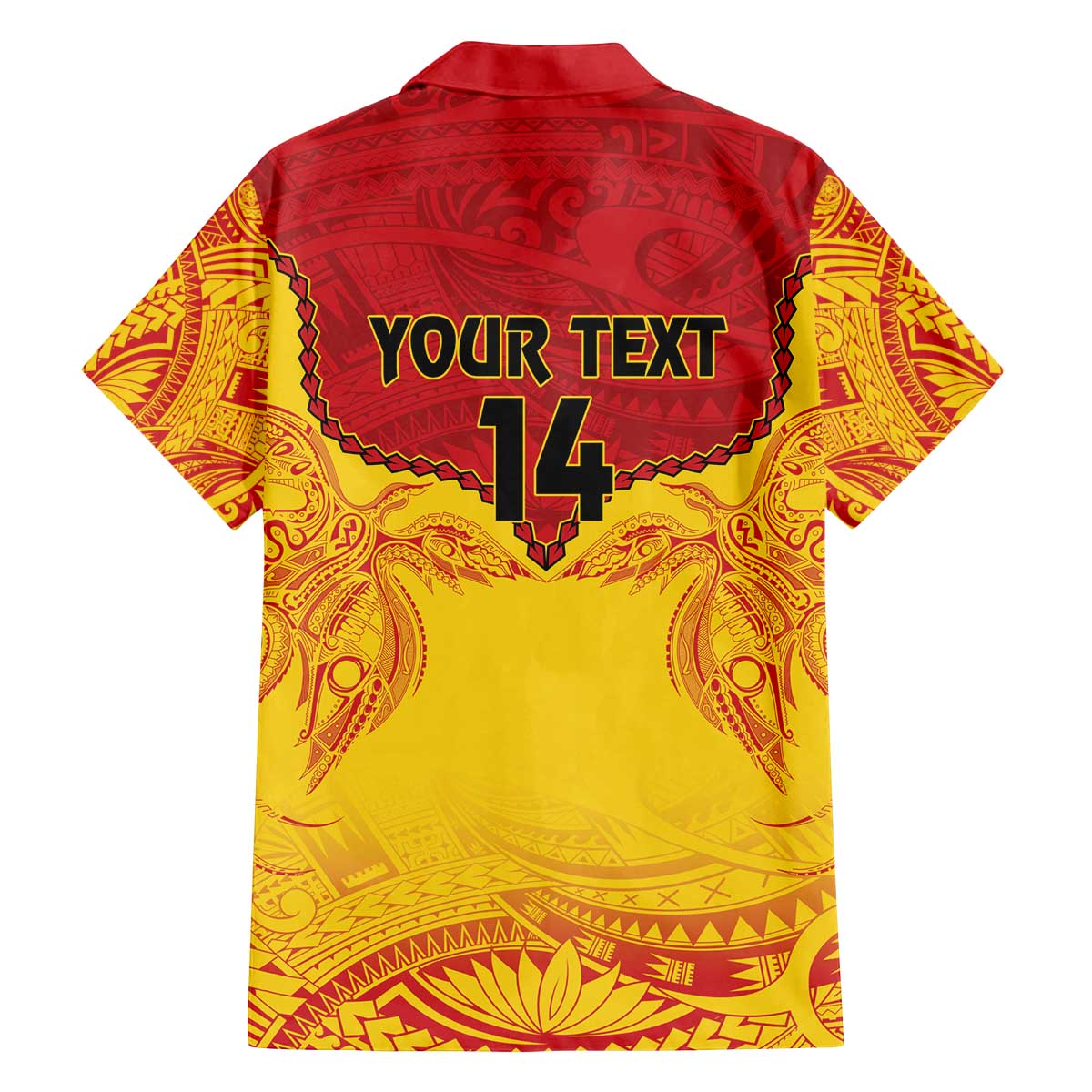 Papua New Guinea Rugby Custom Family Matching Off The Shoulder Long Sleeve Dress and Hawaiian Shirt Go Kumuls PNG - Polynesian Pattern LT14 - Polynesian Pride