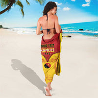 Papua New Guinea Rugby Custom Sarong Go Kumuls PNG - Polynesian Pattern