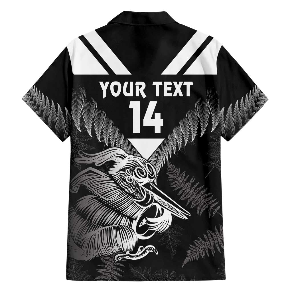 Aotearoa Silver Fern Rugby Custom Family Matching Short Sleeve Bodycon Dress and Hawaiian Shirt 2024 Go Kiwi LT14 - Polynesian Pride