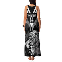 Aotearoa Silver Fern Rugby Custom Family Matching Tank Maxi Dress and Hawaiian Shirt 2024 Go Kiwi LT14 - Polynesian Pride