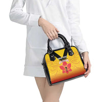 Orchids PNG Rugby Custom Shoulder Handbag Go Champions Papua New Guinea