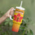 Custom Orchids PNG Rugby Tumbler With Handle Go Champions Papua New Guinea