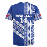 Fetu Samoa Rugby Custom Rugby Jersey Siapo Pattern - Sporty Style