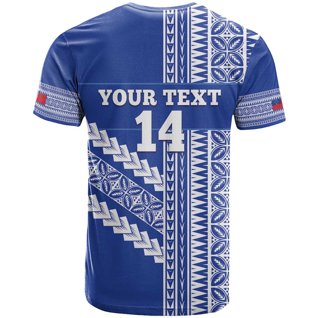 Fetu Samoa Rugby Custom T Shirt Siapo Pattern - Sporty Style