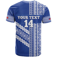 Fetu Samoa Rugby Custom T Shirt Siapo Pattern - Sporty Style