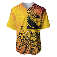 Marquesas Islands Baseball Jersey Marquesan Matatiki Fish Hook Patutiki - Polynesian Pride