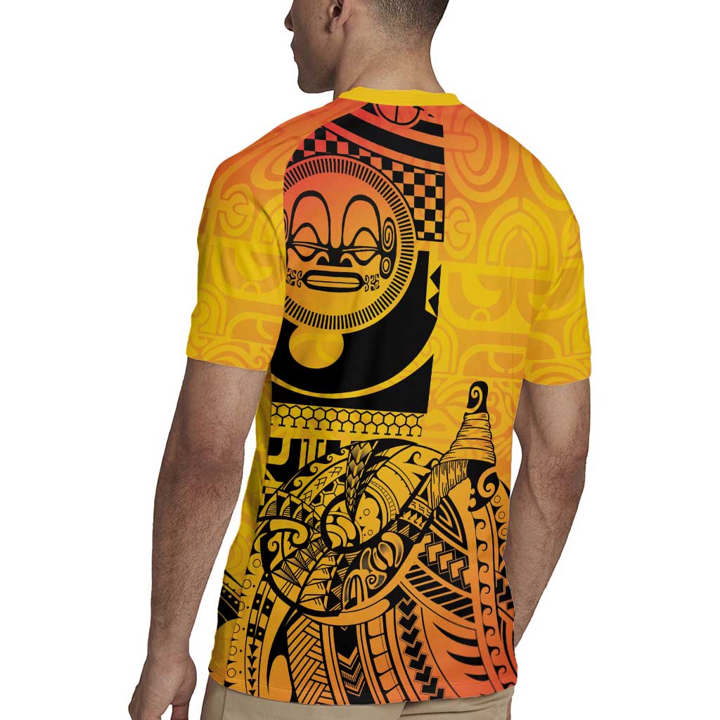 Marquesas Islands Rugby Jersey Marquesan Matatiki Fish Hook Patutiki - Polynesian Pride