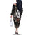 Aotearoa Hei Matau Family Matching Off The Shoulder Long Sleeve Dress and Hawaiian Shirt Haka Kiwi Mix Maori Mangopare
