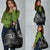 New Zealand Tiki Tennis Grocery Bag Aotearoa Tenehi Maori Silver Fern - Black