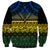 Halo Olaketa Solomon Islands Sweatshirt Melanesian Tribal Pattern Gradient Version LT14 - Polynesian Pride