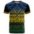Halo Olaketa Solomon Islands T Shirt Melanesian Tribal Pattern Gradient Version LT14 Black - Polynesian Pride